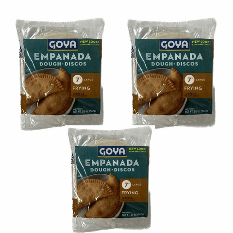 3 Pack Discos Grandes de Empanadas para Freir | GOYA