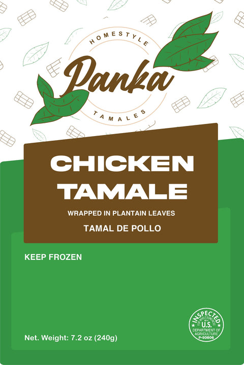 Tamales Peruanos de Pollo | 3 unidades