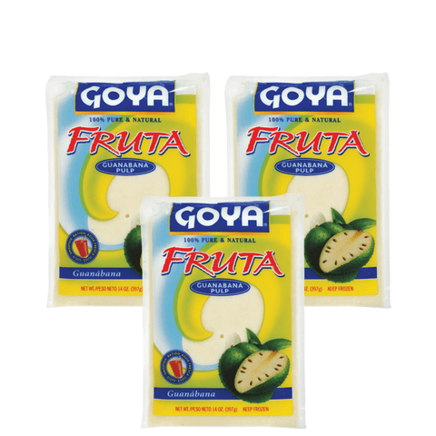 3 Pack of Soursop Pulps | GOYA