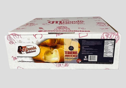 Precooked Jumbo Cheese Tequeños | 18 Units | Miranda Delicious