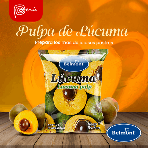 2 Pack Lucuma Pulp | 14oz | Belmont Peru