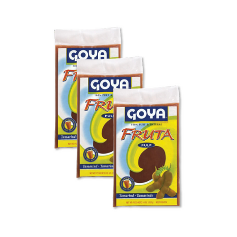 3 Pack Pulpa de Tamarindo GOYA | 14 oz