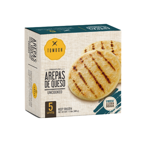 Cheese Arepas | 5 Units | TQMUCH