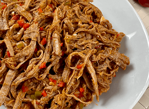 Carne Mechada| Shredded Beef | 2 servings | 1 Lb | Casera Healthy Foods