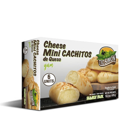 Mini Cachitos de Queso Precocidos | 6 Unidades | Tío Simón